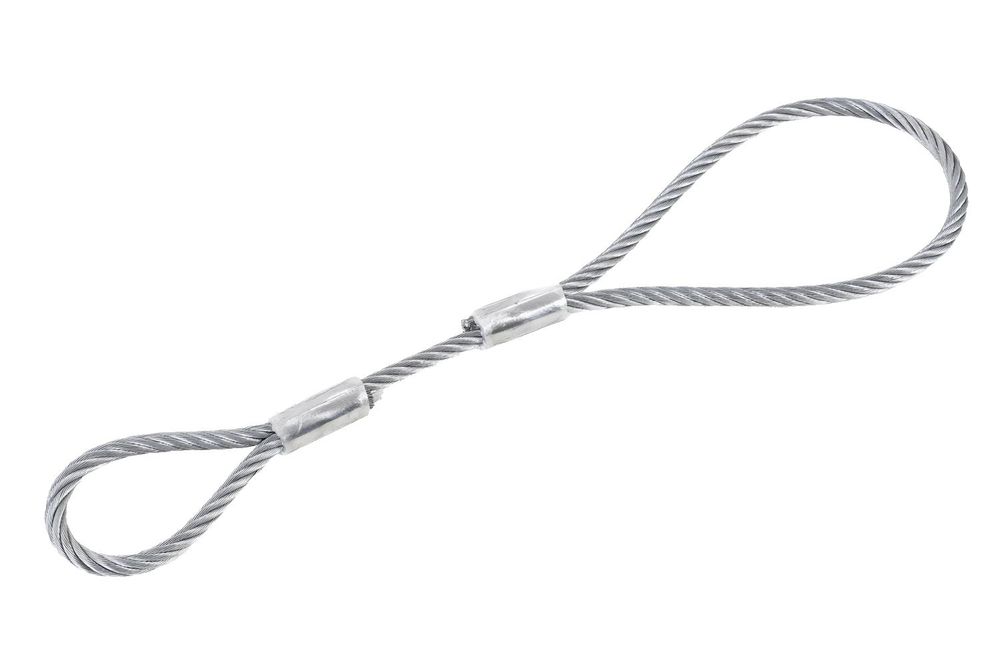 EFMETAL Zaisťovacie lano pre nebrzděné prívesy 250 mm 250 kg