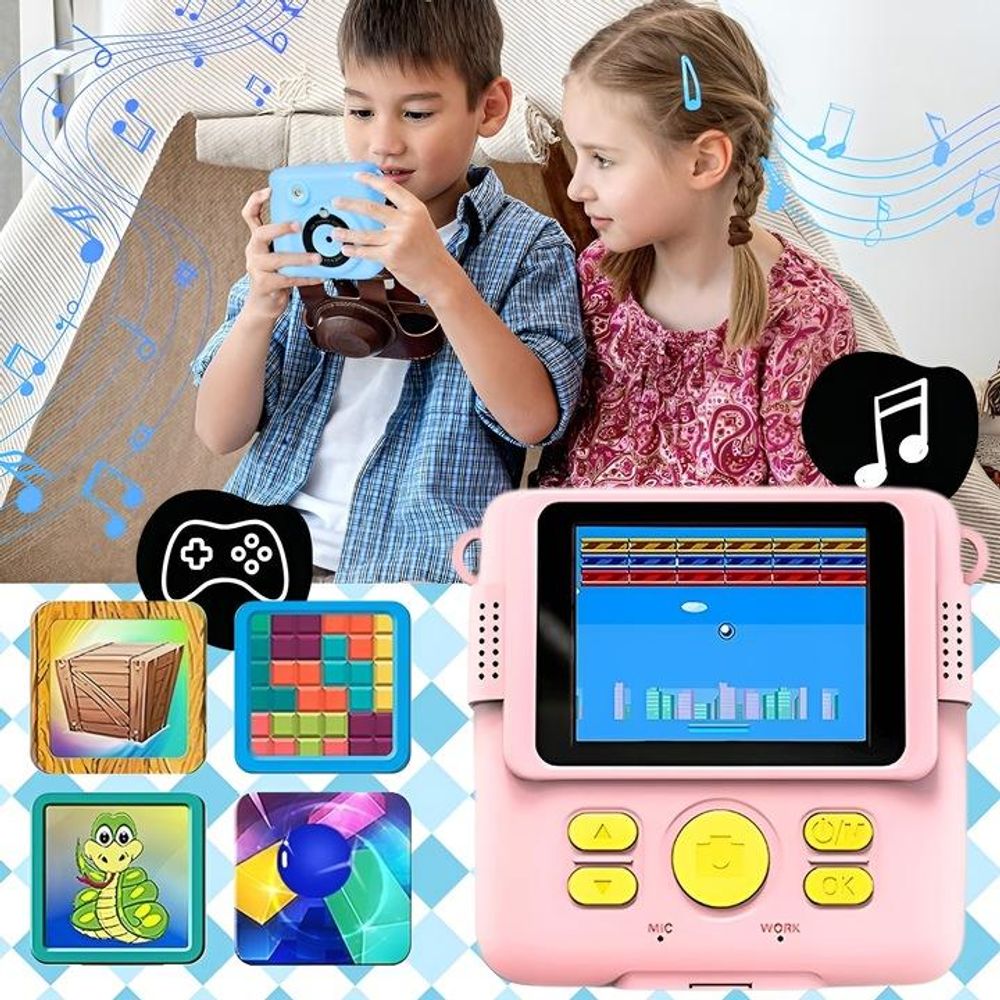 Digitale Sofortkamera Für Kinder Mit Drucker - 32Gb Karte - 14 Filme