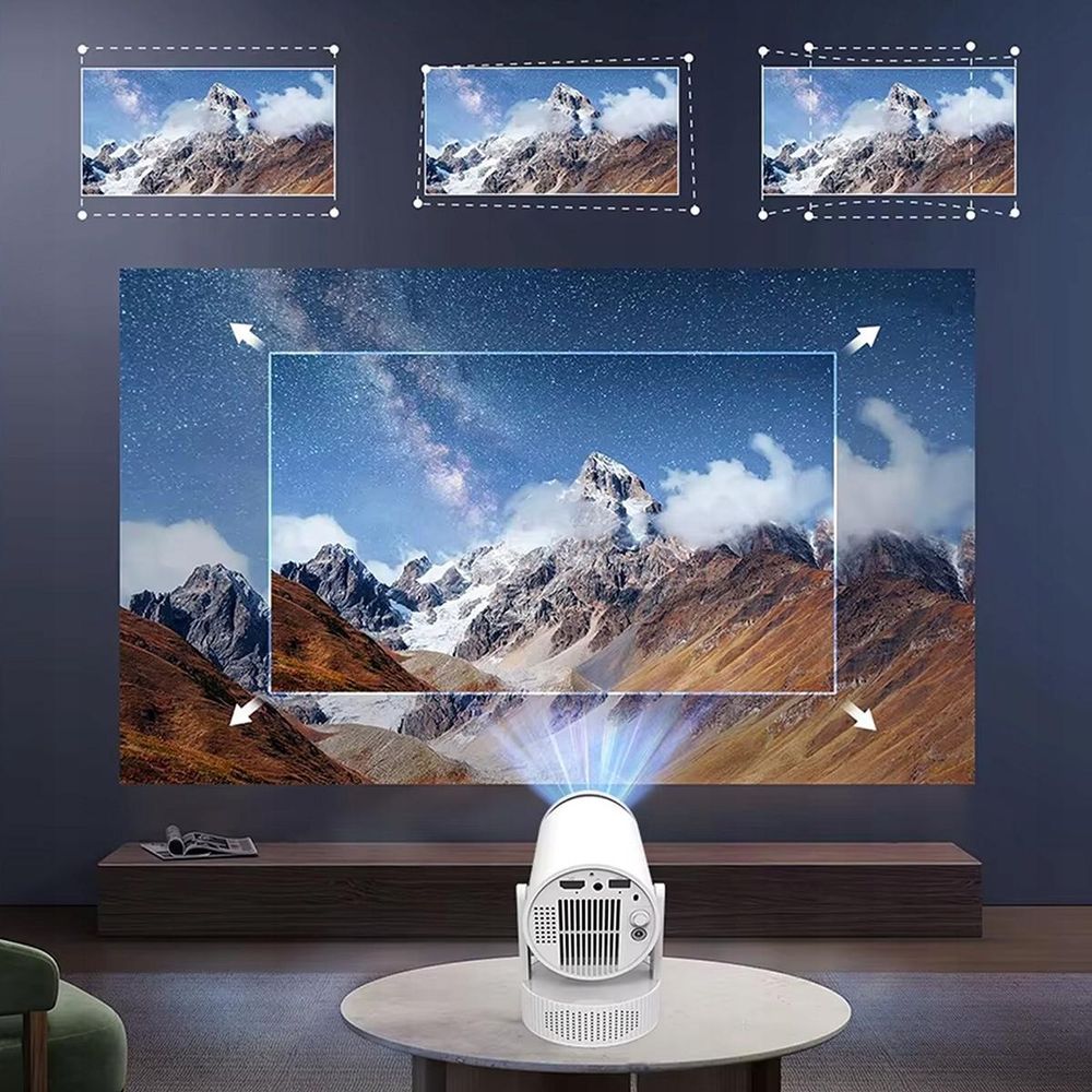 Prenosný miniprojektor, projektor, Full HD, Bluetooth, batéria, zenwire