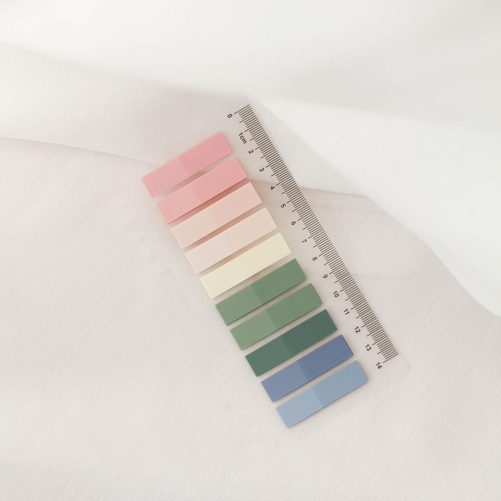 Macaron | Haftstreifen | Morandi Sticky Notes | Klebemarkierungen | Textstreifen | Haftnotizen | Sticky Tabs | Office Study School Planner