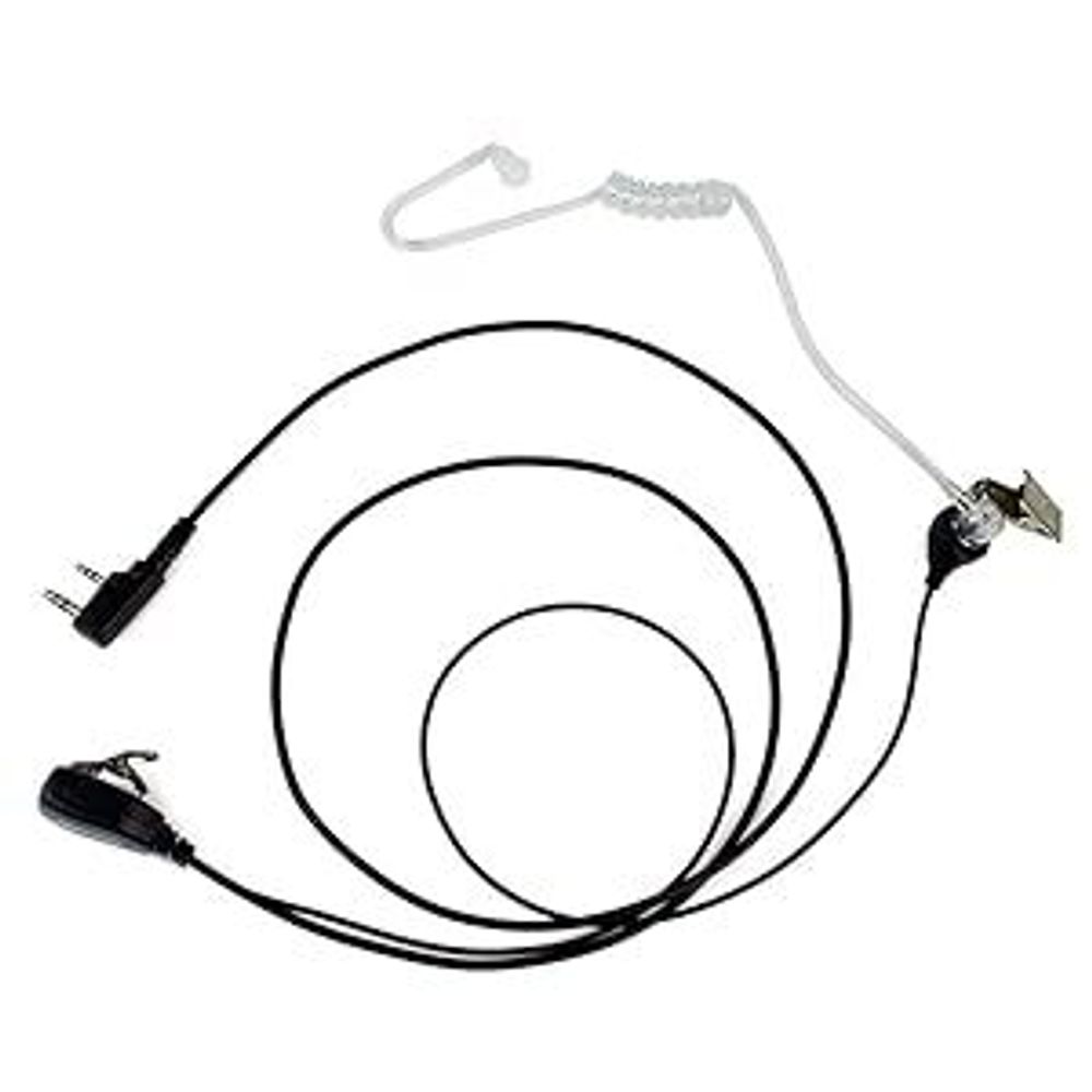 Retevis Funkgerät Headset 2 Pin Schallschlauch Kopfhörer Kompatibel mit Walkie Talkie RT24 RT27 RT22 RT622 RT617 RT618 RT619 Baofeng BF-88E BF-888S Tyhbelle BF-88E Kenwood (10 STK.)