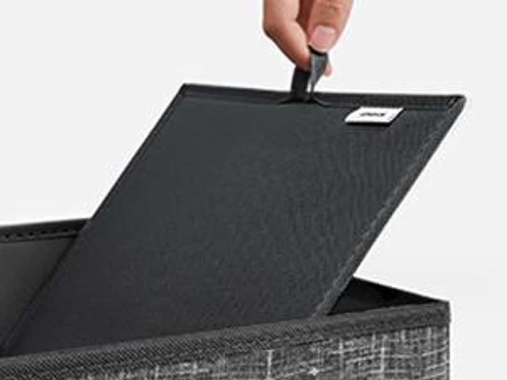 SONGMICS Aufbewahrungsbox, 6er Set, Ordnungsboxen aus Vliesstoff mit Griff