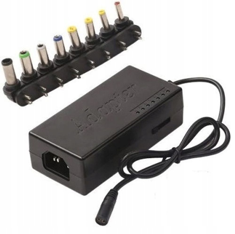 Universal Laptop Netzteil Universalladegerät mit 8 Adapter Netzteil Notebook 96W Multi-Voltage Ladegerät DC-Routers 12V 15V 16V 18V 19V 24V Retoo