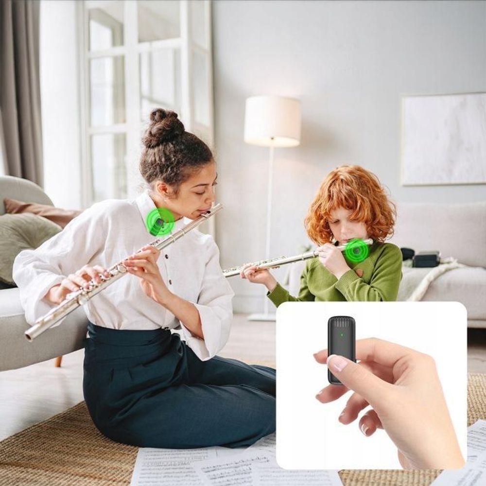 Mikrofon krawatowy, zenwire, bezprzewodowy mikrofon, USB-C Bluetooth