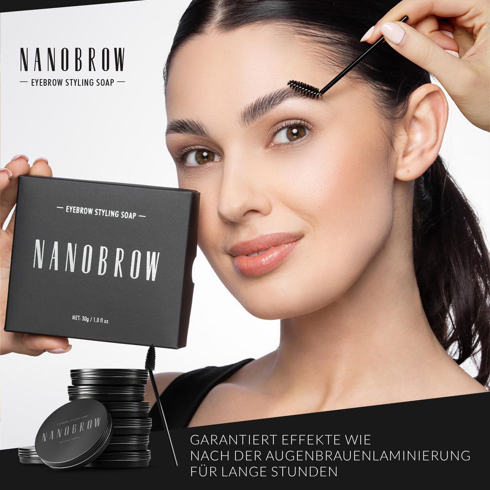 Nanobrow Professionelles Augenbrauen-Styling-Gel, Gewicht & Hold für makellose Augenbrauen, 30g