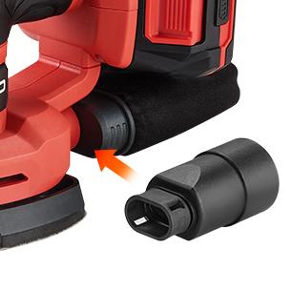 TEENO Ponceuse multifonction sans fil 3-en-1, 20V Ponceuse Delta avec 2A Batterie, 13000 tr/min Ponceuse de détail avec sac de Collecte de Poussière