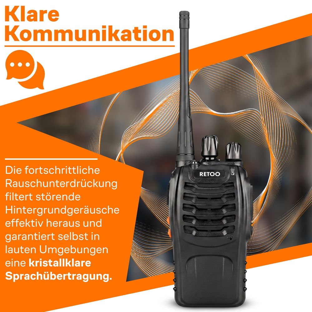 Komplettes Funkgeräte Set inkl. Ladegerät und Antenne