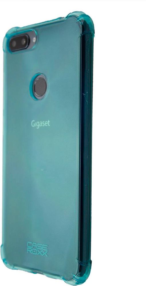 caseroxx Schutz-Hülle TPU-Hülle kompatibel mit Gigaset GS195 / GS195LS, Gummi Handy Tasche blau