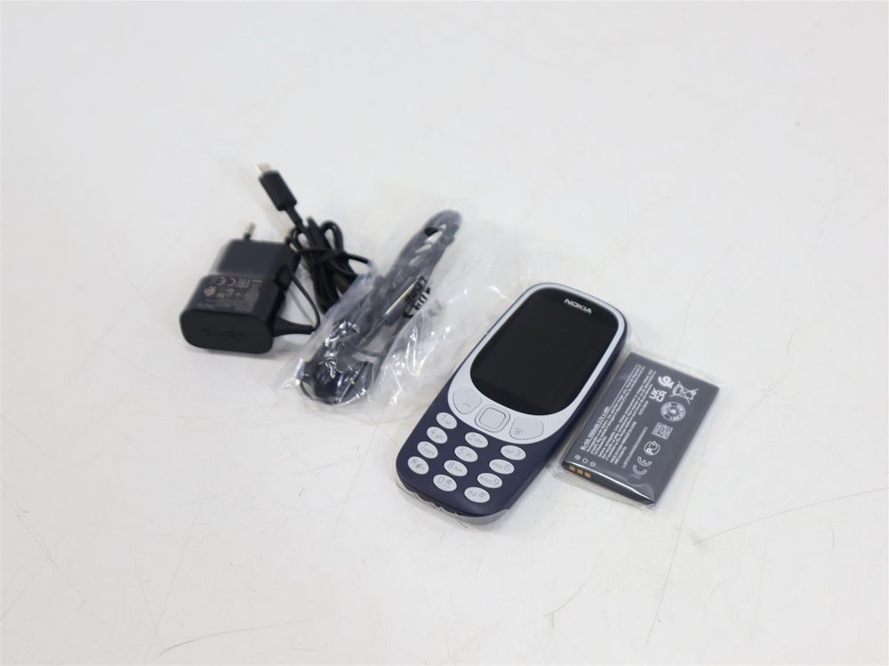 Nokia 3310, Balken, 6,1 cm (2.4"), 2 MP, Bluetooth, 1200 mAh, Blau
