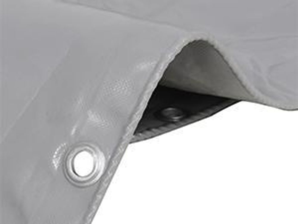 vidaXL Abdeckplane 650 g/m² 3x3 m Grau