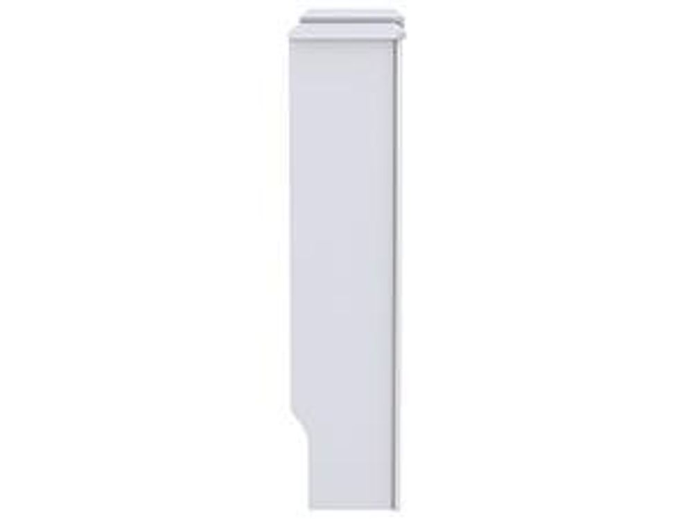 vidaXL MDF Heizkörperverkleidung Weiß 205 cm
