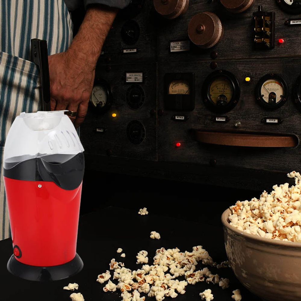 Popcornmaschine Popcorn Maker Ohne Fett Öl Heißluft Gesunder Snack Fettfrei Ölfrei Popkorn Zuhause Küchen Gadget Pop Mais Popcorn Maschine 1500W Retoo