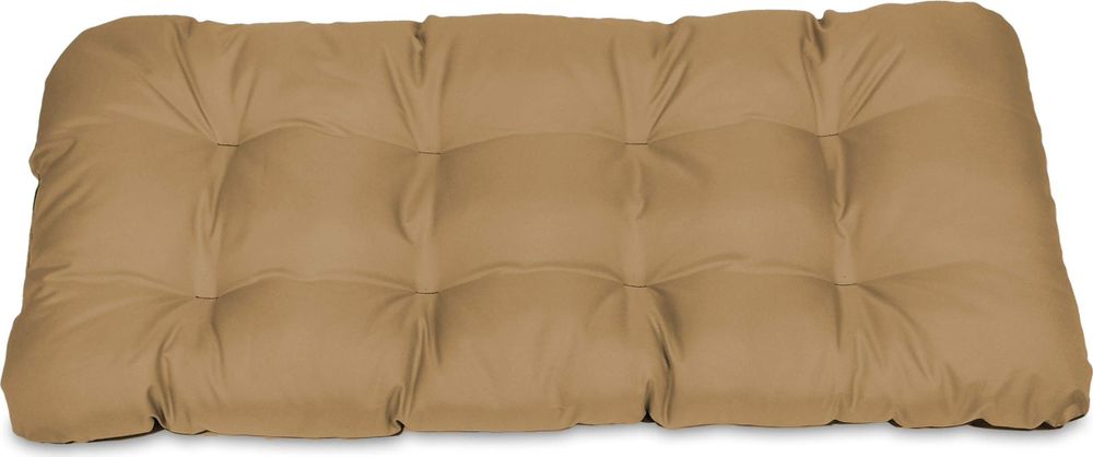 Sitzkissen Bankkissen Bankauflage für Gartenbank - 100x50 cm - Outdoor und Indoor - Beige