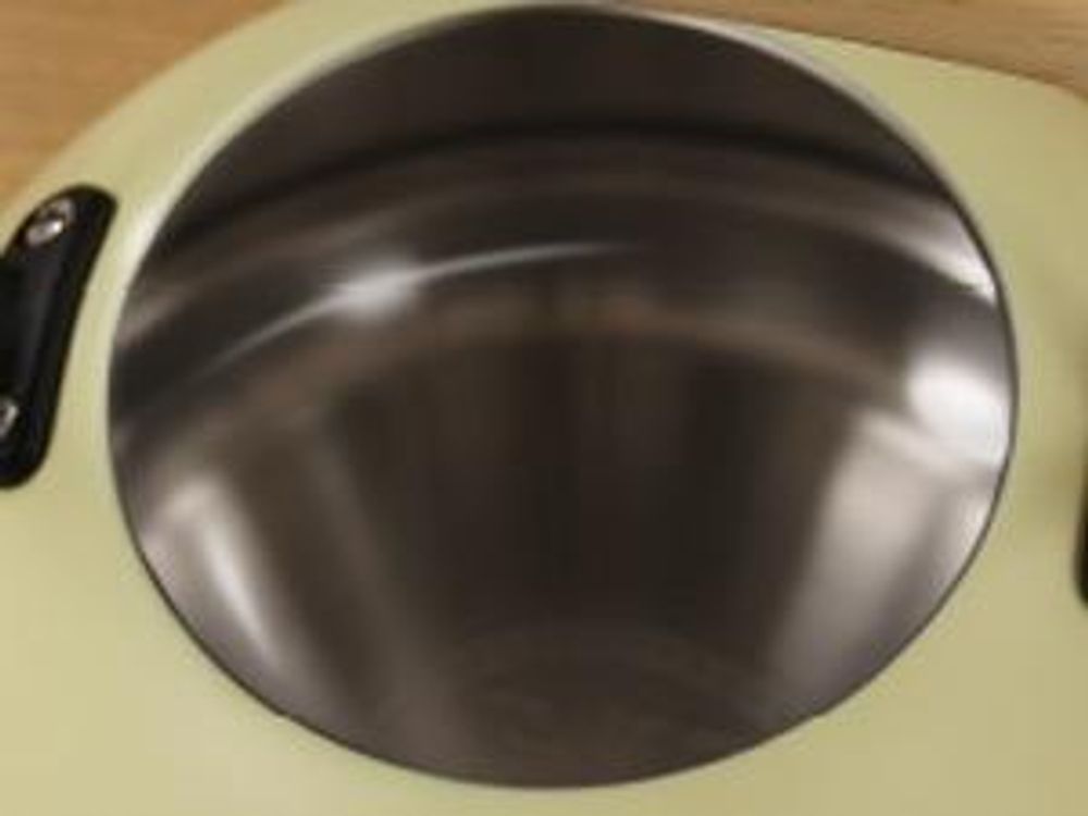 Briebe Pastel Wasserkessel Induktion Flötenkessel 2,3L Edelstahl, Retro Holzgriff Gelb