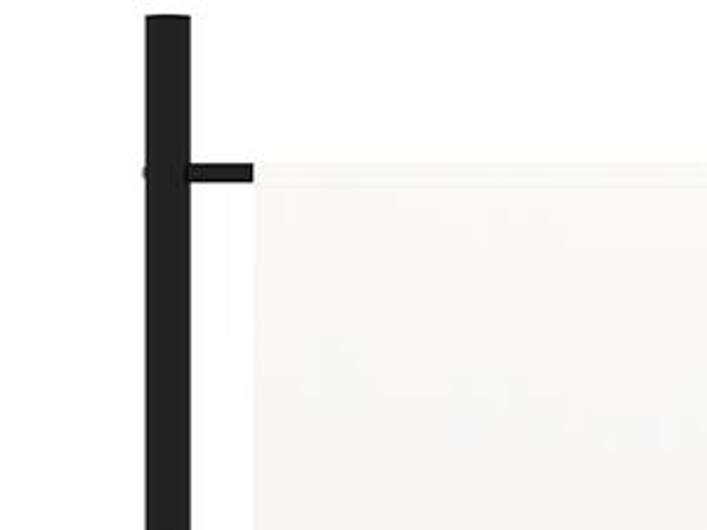 divisorio 3 pezzi bianco 260x180 cm in tessuto