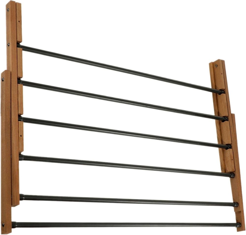 KADAX Faltbarer Trockner, Ausziehbarer Standtrockner, Ziehharmonika-Wäscheständer (53x85cm Wand)