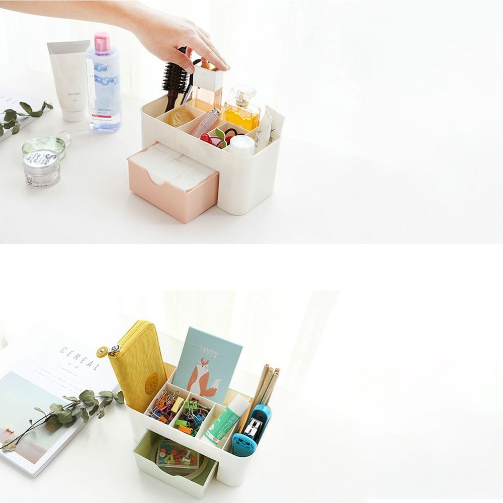Make Up Organizer mit Schubladen Kosmetik Box Tragebar Make-Up Schubladeneinsatz Schmuck Koffer Ohrringe Armband Ringe Retoo