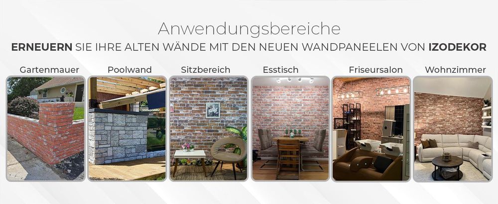 IZODEKOR Wandverkleidung Holz Styropor 3D Wandpaneele - Akustikpaneele Holzoptik Wanddeko für Küche, Badezimmer, Balkon, Schlafzimmer  | Modell: AP-02