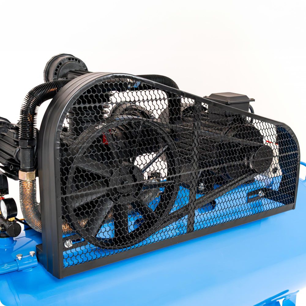 Druckluftkompressor, HEXWELT 300L Ölkompressor 7500W 8 Bar 1090L/min Luftkompressor 3-Zylinder Werkstattkompressor 230V