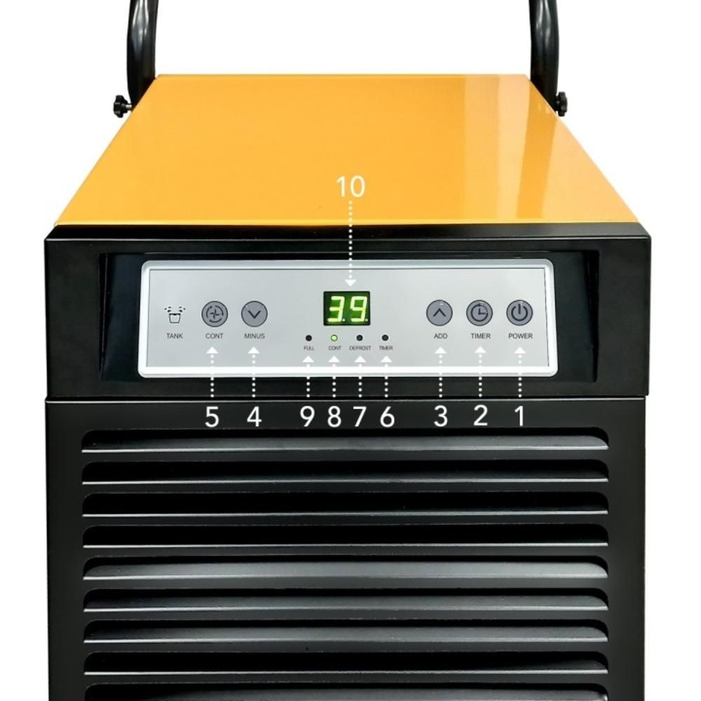 EBERG EPD 50 Osuszacz Powietrza Przemysłowy 50 l/24h Higrometr