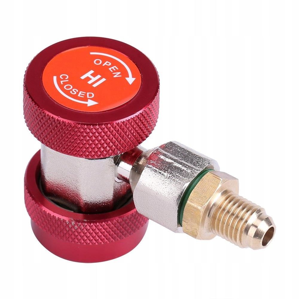 LUXTOM | Stecker Adapter Hochdruck, AC R134A Schnellkuppler, AC-Ladeanschlüsse, Verbinden Sie Adapter, Klimaanlage Kühlsysteme, Schnellkupplungsadapte
