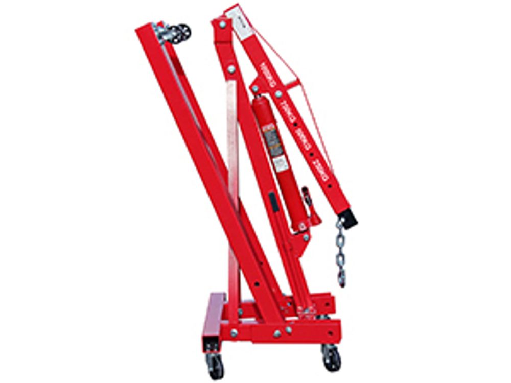 Werkstattkran klappbar für Lasten bis 1000 kg Hubarm 857-1133 mm Lastkran Motorkran Motorheber Schwerlastkran