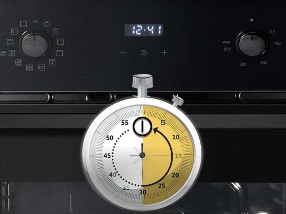 Abschalt-Timer des Einbau-Backofens BO8005FB