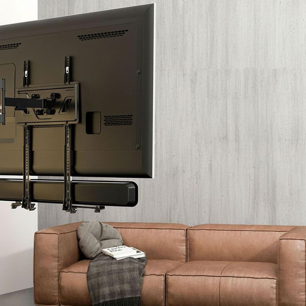 Universal Soundbar Halterung bis 15kg Lautsprecherhalterung für die Montage unter TV