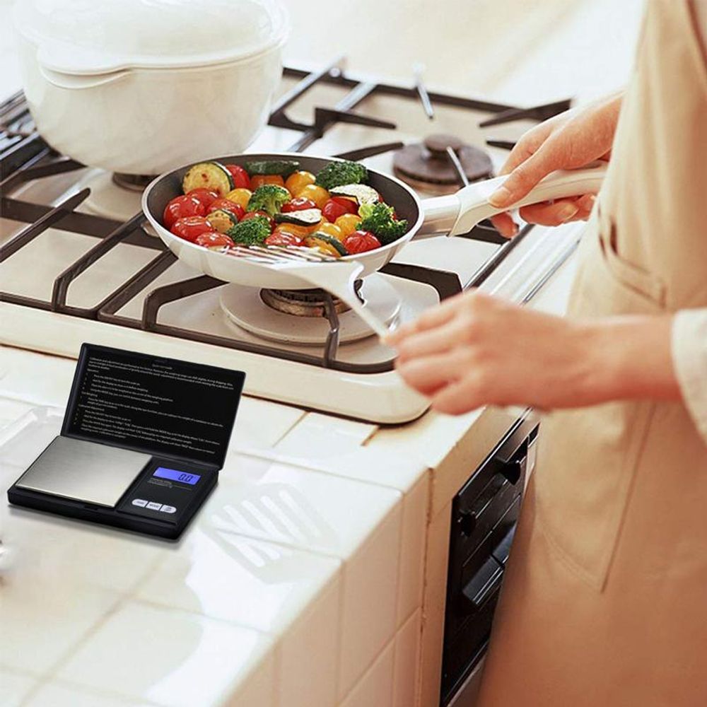 Taschenwaage 200g/0,01g Feinwaage Digitalwaage mit LCD Anzeige Goldwaage Münzwaage Grammwaage Tara Funktion 7 Einheiten Retoo