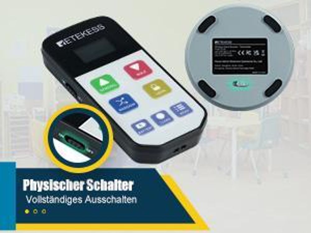 Retekess TM102 Wireless Buzzer System, Spiel Summer, Countdown Rush und Zufallsmodus, Warnung bei Niedrigem Batteriestand, für Wettbewerbe, Quiztests