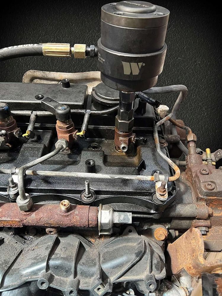 LUXTOM | Diesel Einspritzdüsen Abzieher, mit Adapter, 21tlg, Pneumatischer Injektor Abzieher, Kompatibel mit Bosch, Delphi, Denso, Siemens