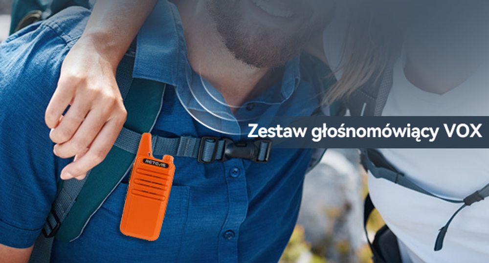 Retevis RT622 Walkie Talkie Mini, PMR446 Profesjonalne radio dalekosiężne, VOX, ładowalne samochodowe Walkie Talkie dla dorosłych