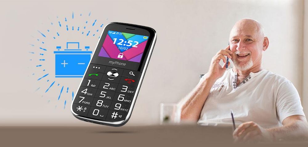MYPHONE HALO C – Ein einfaches Mobiltelefon für Senioren mit Tastatur und lauter Lautsprecherfunktion