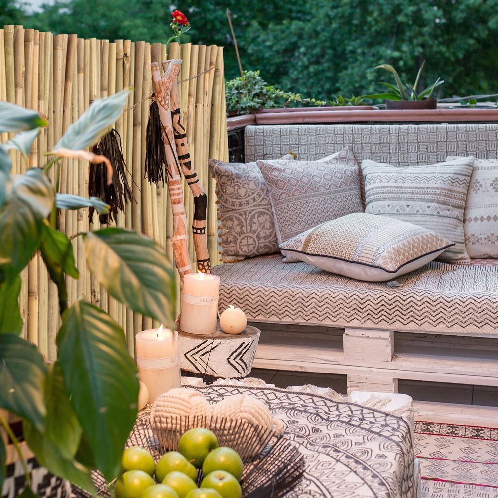 Sichtschutzmatte Bambus Premium Balkon 90 x 300cm Blickdicht Zaun Terrasse Jarolift