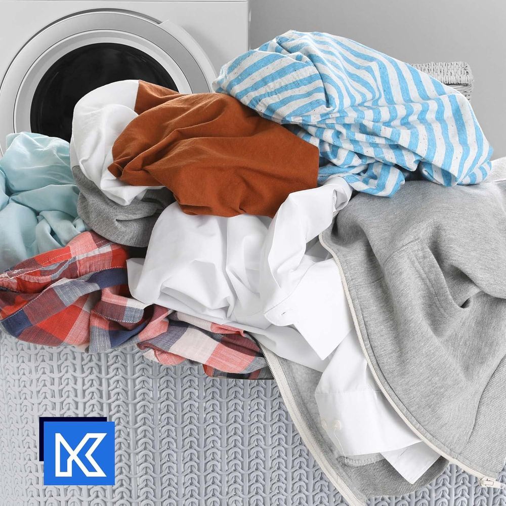 Wäschekorb, multifunktionaler Korb, 27 l, Kunststoff-Wäschekorb, Aufbewahrungskorb, Wäschekorb für das Badezimmer, viel Kleidung, Accessoires, Spielzeug, Wäschebox (grau)