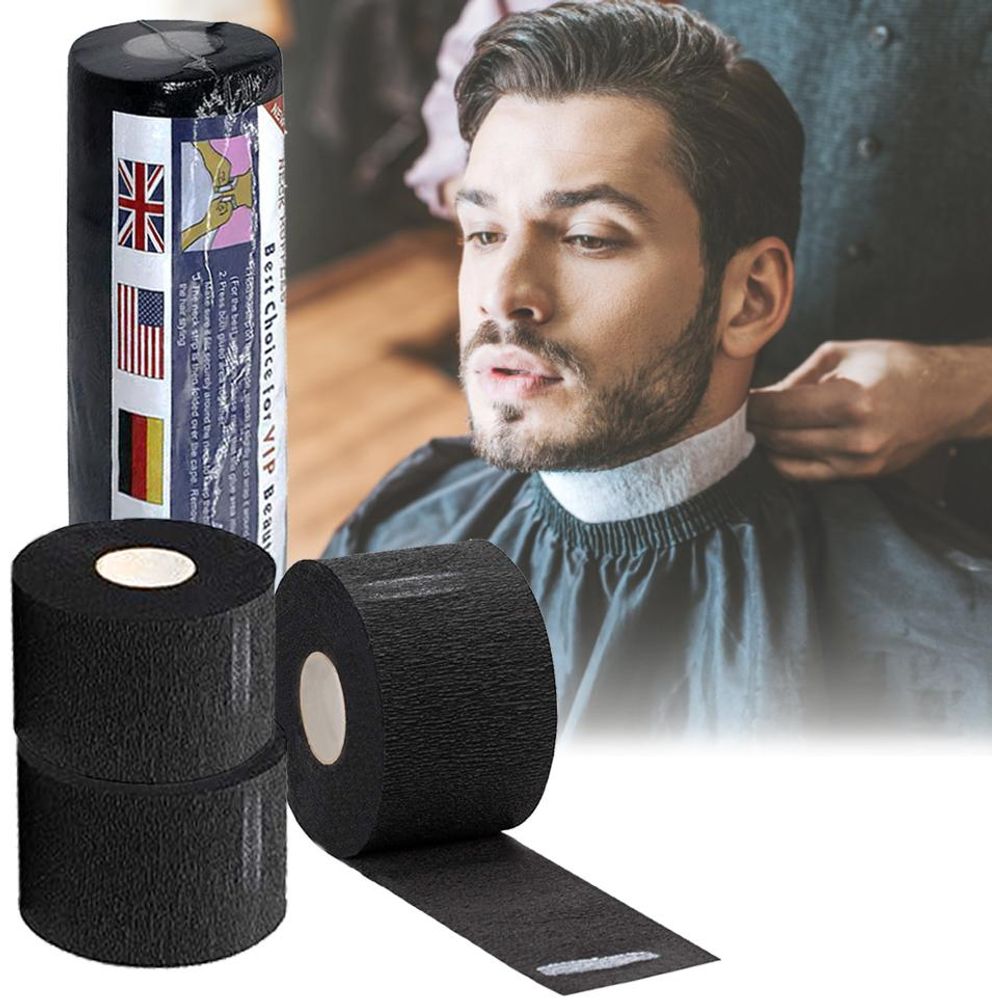 Collari da barbiere orifizio protettivo monouso 100pcs collare protettivo impermeabile