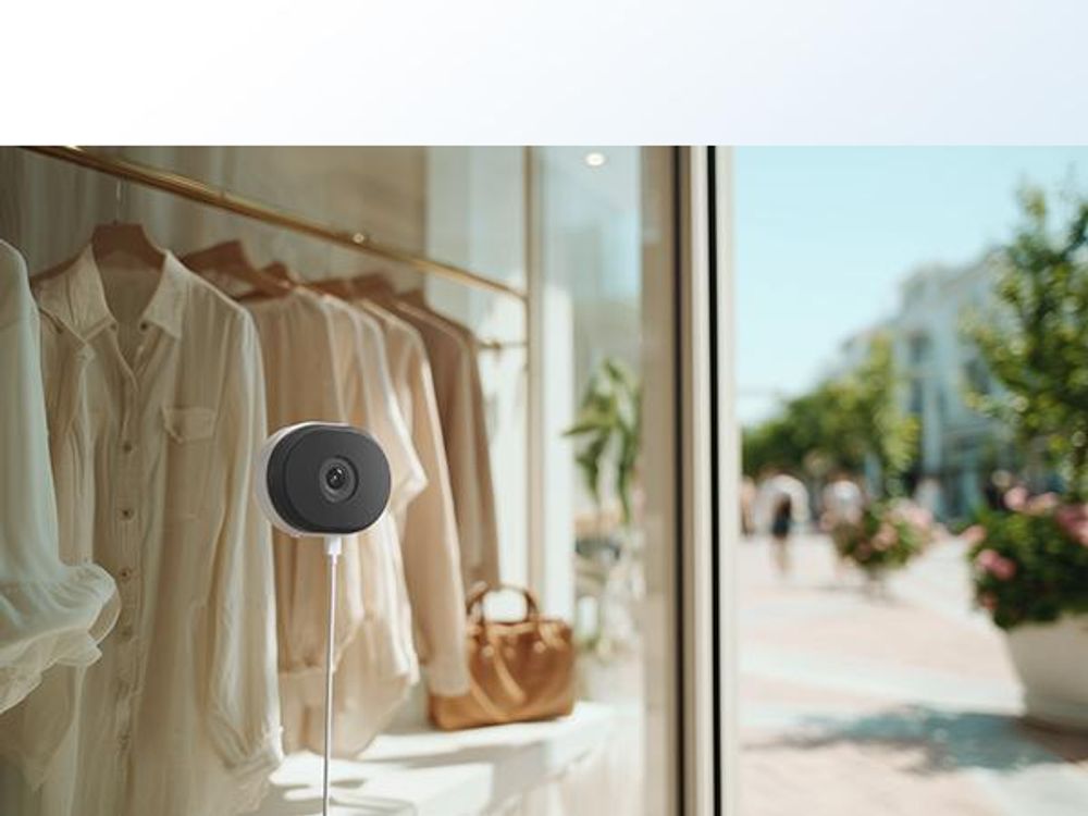 ZOSI C680 2K Fenster Überwachungskamera mit Vollfarb-Nachtsicht, 3MP 2,4/5 GHz WLAN Innenkamera mit KI-Erkennung, Cloud/Karte-Speicher, Plug-in Strom