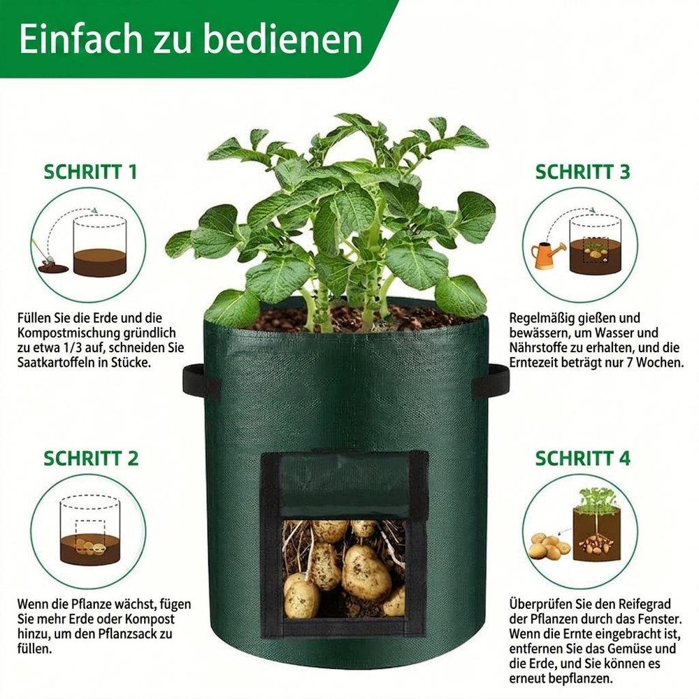 Schritt-für-Schritt-Anleitung für Kartoffeln