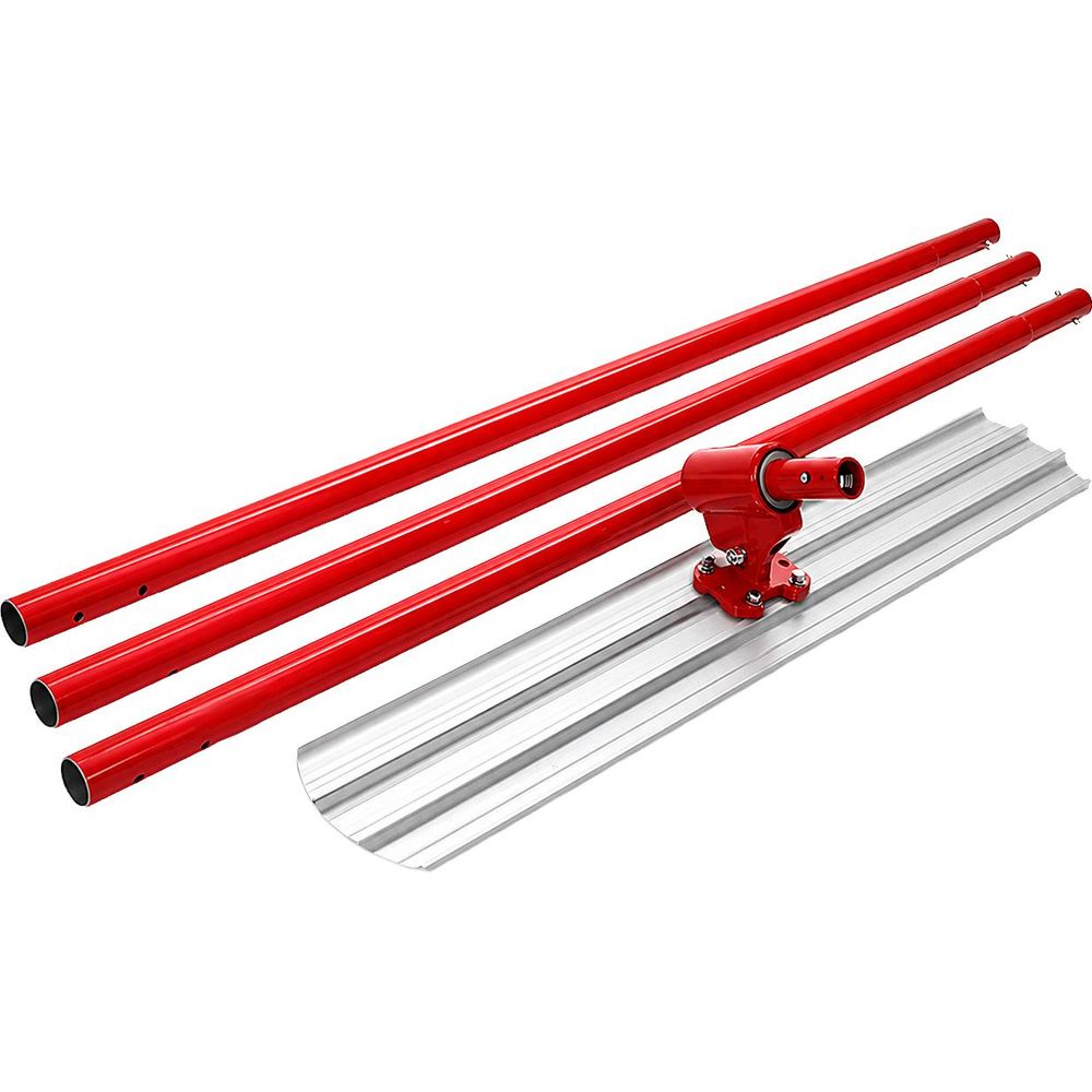 LUXTOM | Betonverteiler, 540cm, Betonglätter, Beton Abzieher, Maurerwerkzeug, Abstreifleiste, Betonverteiler, Betonglätter, Betonschieber, Beton Glätter, Teerverteiler, Splittschieber