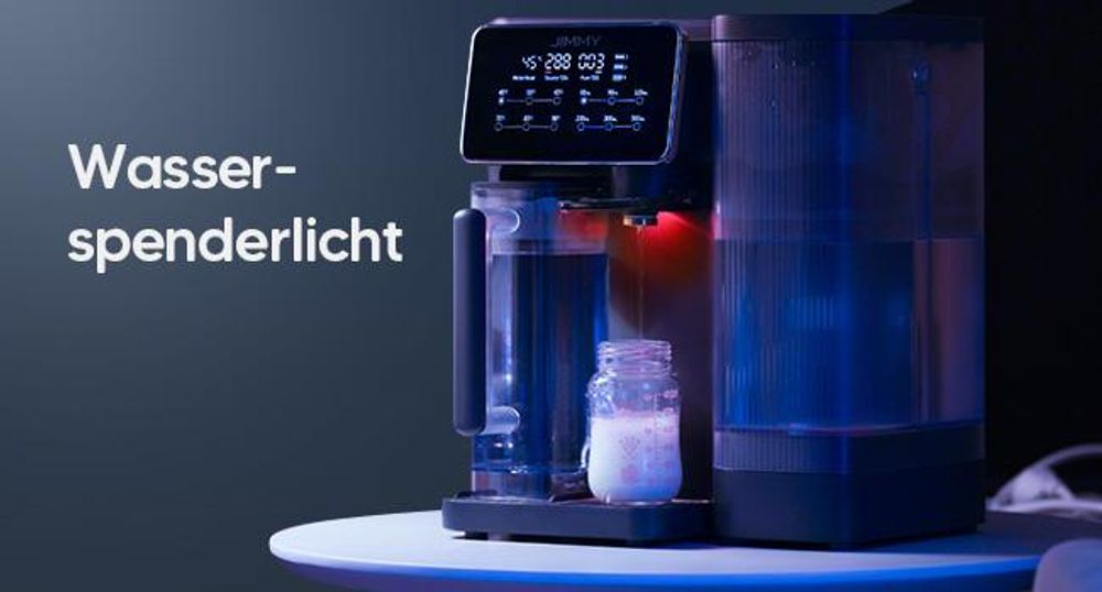 JIMMY R9, Aufsatz-Wasserfilter, 5 l, Schwarz, Transparent