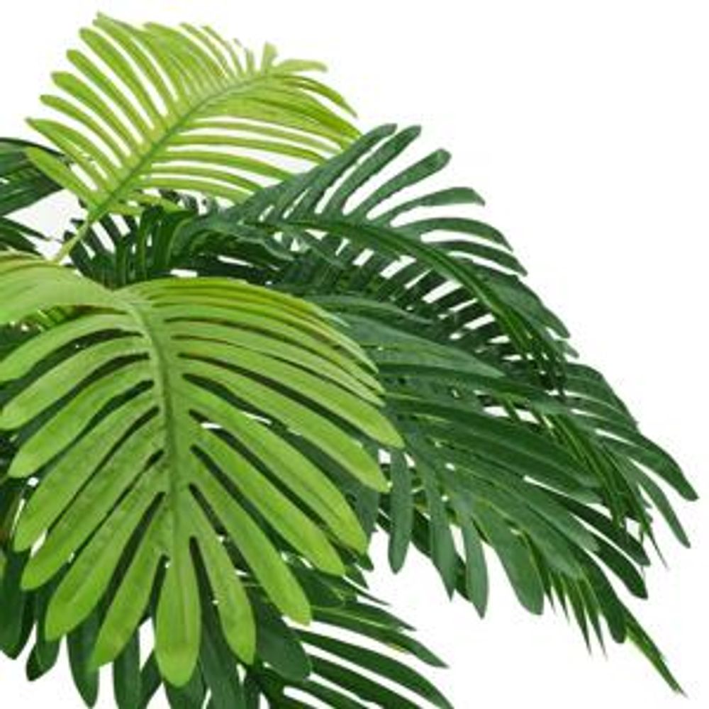 vidaXL Palma artificiale Cycas con vaso 160 cm Verde