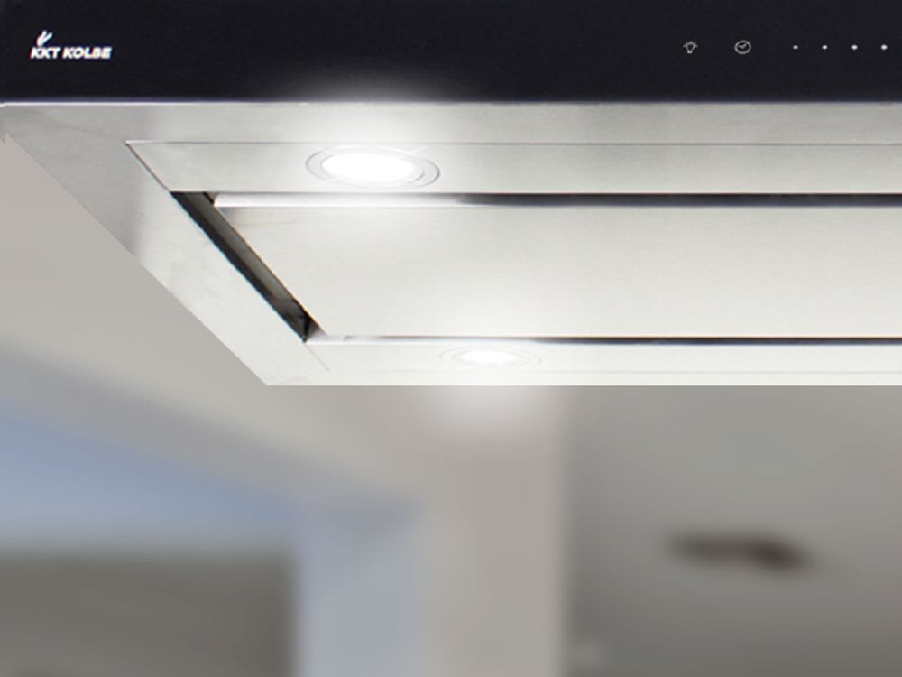 LED-Beleuchtung der Insel-Dunstabzugshaube FLAT-INSEL-6