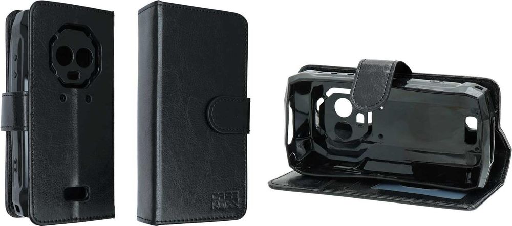 caseroxx Handy Hülle Tasche kompatibel mit Ulefone Armor Mini 20T Pro / 20 Pro Bookstyle-Case Wallet Case – Frontalansicht