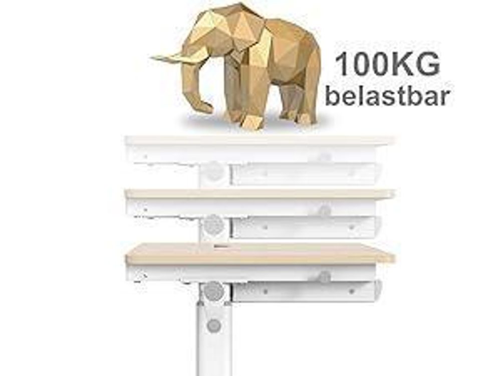 HOKO Kinderschreibtisch-Set 120x60 cm höhenverstellbar, mit neigbarer Tischplatte, vielseitig verstellbarer Kinderstuhl, Holzoptik/Rosa, CELIN & LAURA
