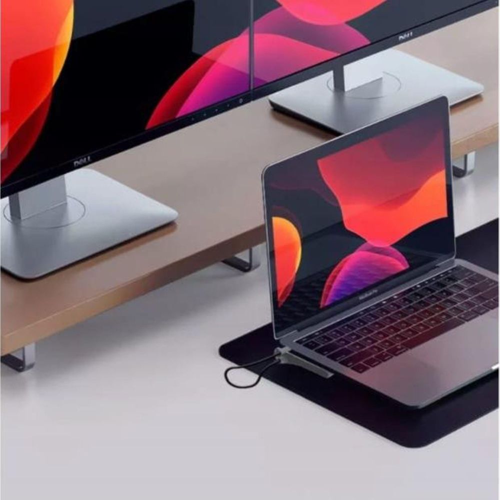 Dockingstation - 12-in-1 USB-C Hub - 2x HDMI 4K - RJ-45 - USB 3.0 - SD - für MacBook M1 M2 M3