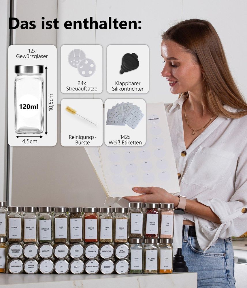 Alles auf einen Blick: Ihr komplettes Gewürz-Set