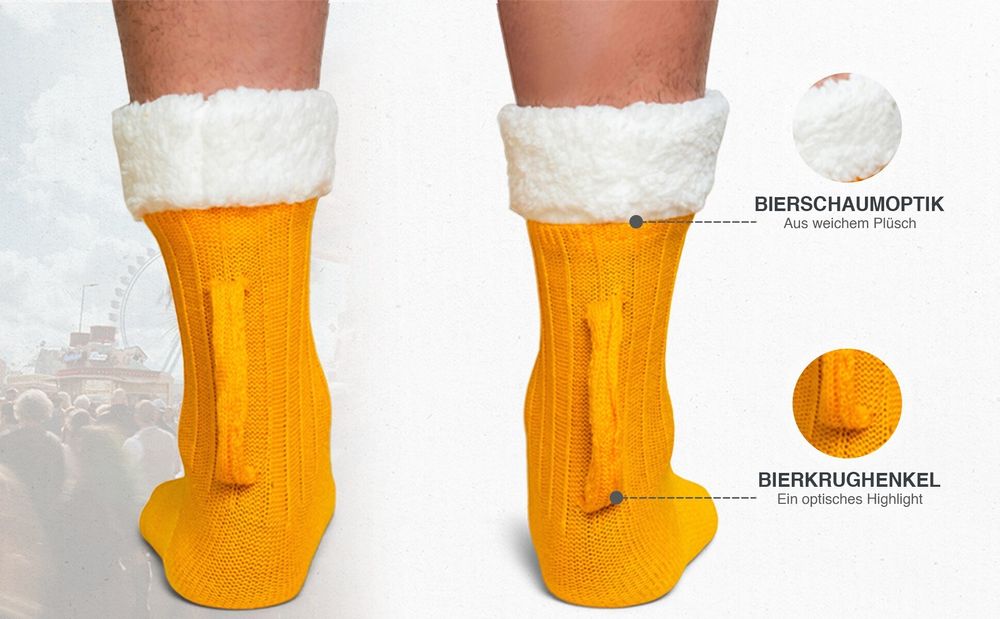 PAULGOS Biersocken, Trachtensocken, Socken, Funny-Socks, Größe 39-47