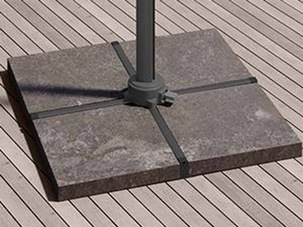 SONGMICS Sonnenschirm Ø 300 cm UPF 50+ mit Ständer