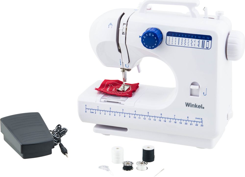 Wëasy SW45 Nähmaschine / 12 programmierte Nähmuster / Automatische Aufspulung