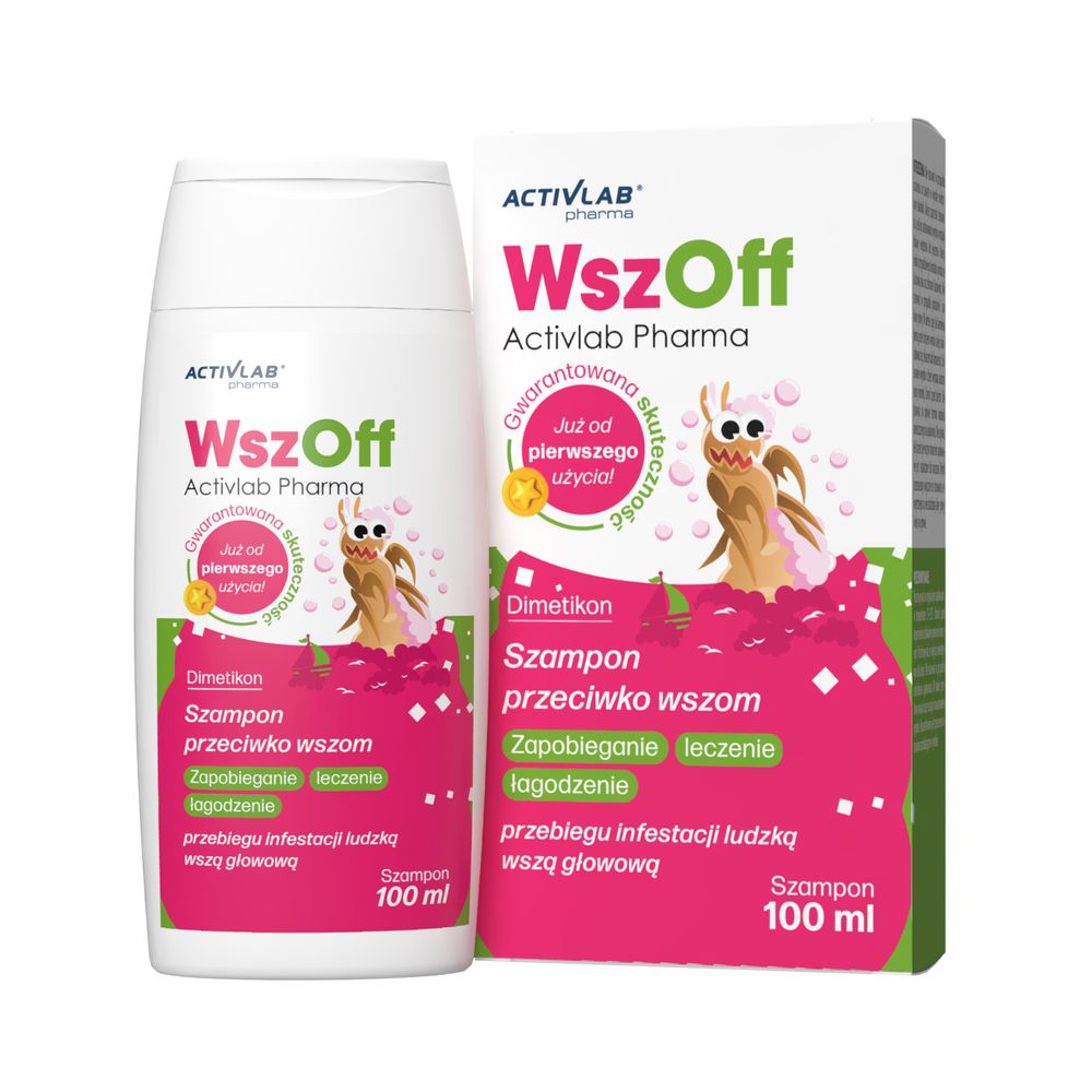 WszOff Dimetikon Szampon przeciwko wszom Activlab Pharma